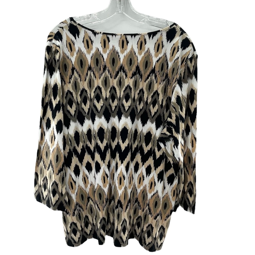 Ruby Rd. Favorites Print Blouse Size 1x - image 2